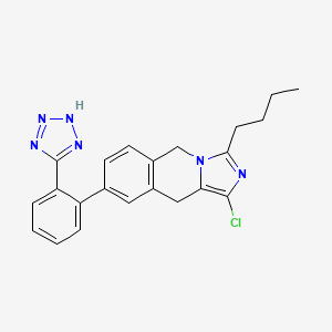 B600980 3-butyl-1-chloro-8-[2-(2H-tetrazol-5-yl)phenyl]-5,10-dihydroimidazo[1,5-b]isoquinoline CAS No. 165276-38-0