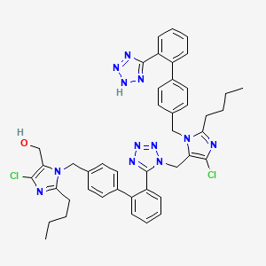 molecular formula C44H44Cl2N12O B600981 N1-Losartanyl-losartan CAS No. 230971-71-8