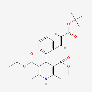 molecular formula C25H31NO6 B600982 Lacidipine Monomethyl Ester CAS No. 103890-81-9