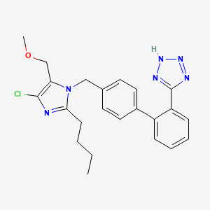 molecular formula C23H25ClN6O B600983 Losartan Methyl Ether CAS No. 114798-94-6