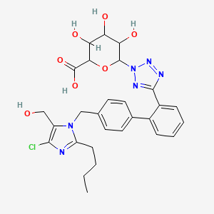molecular formula C28H31ClN6O7 B600985 Losartan N2-glucuronide CAS No. 138584-35-7