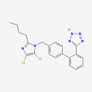 molecular formula C21H20Cl2N6 B600986 氯沙坦杂质 K CAS No. 1159977-26-0