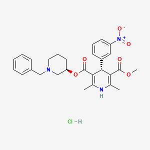 molecular formula C28H32N3O6Cl B600990 苯地平盐酸盐 CAS No. 129262-07-3