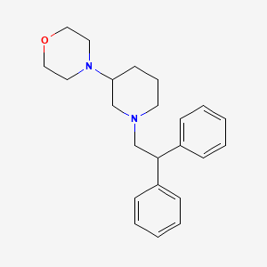 molecular formula C23H30N2O B6009951 4-[1-(2,2-diphenylethyl)-3-piperidinyl]morpholine 