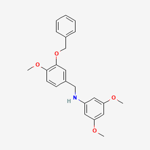 N-[3-(benzyloxy)-4-methoxybenzyl]-3,5-dimethoxyaniline