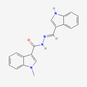 N'-(1H-indol-3-ylmethylene)-1-methyl-1H-indole-3-carbohydrazide