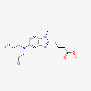 molecular formula C18H26ClN3O3 B601023 苯达莫司汀相关杂质 5 CAS No. 898224-95-8