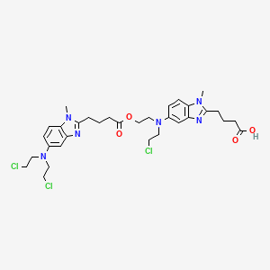 molecular formula C32H41Cl3N6O4 B601024 苯达莫司汀氯二聚体杂质 CAS No. 1228551-91-4