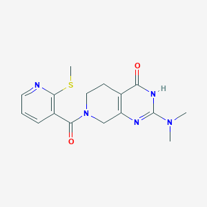 2-(dimethylamino)-7-{[2-(methylthio)pyridin-3-yl]carbonyl}-5,6,7,8-tetrahydropyrido[3,4-d]pyrimidin-4(3H)-one