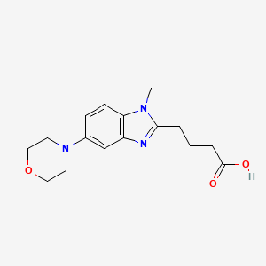 molecular formula C16H21N3O3 B601034 苯达莫司汀醚杂质 CAS No. 1228552-02-0