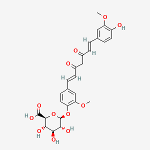 molecular formula C27H28O12 B601064 姜黄素葡萄糖醛酸苷 CAS No. 227466-72-0