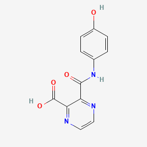 3-{[(4-hydroxyphenyl)amino]carbonyl}-2-pyrazinecarboxylic acid