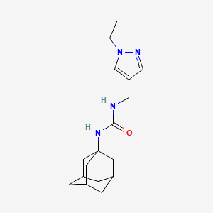 N-1-adamantyl-N'-[(1-ethyl-1H-pyrazol-4-yl)methyl]urea