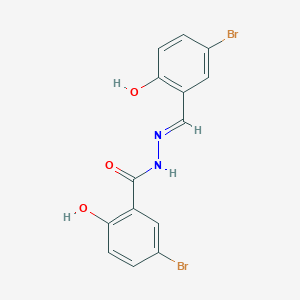 5-bromo-N'-(5-bromo-2-hydroxybenzylidene)-2-hydroxybenzohydrazide