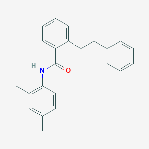 molecular formula C23H23NO B6011012 N-(2,4-dimethylphenyl)-2-(2-phenylethyl)benzamide 
