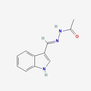 N'-(1H-indol-3-ylmethylene)acetohydrazide