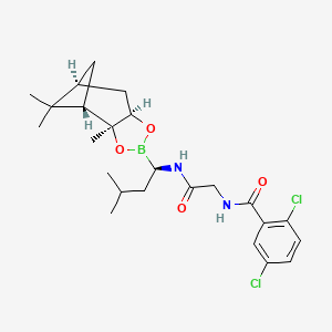 molecular formula C24H33BCl2N2O4 B601153 Ixazomib Impurity 1 CAS No. 1201903-02-7