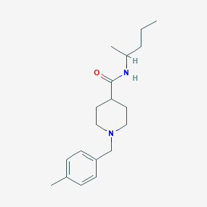 1-(4-methylbenzyl)-N-(1-methylbutyl)-4-piperidinecarboxamide