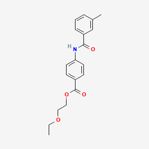 2-ethoxyethyl 4-[(3-methylbenzoyl)amino]benzoate