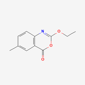 molecular formula C11H11NO3 B601192 2-乙氧基-6-甲基-3,1-苯并恶嗪-4-酮 CAS No. 135498-43-0