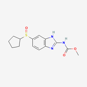 molecular formula C14H17N3O3S B601209 Cyclopentylalbendazole-sulfoxide CAS No. 131454-43-8