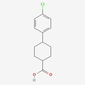 molecular formula C13H15ClO2 B601226 4-(4-氯苯基)环己烷甲酸 CAS No. 1346600-43-8