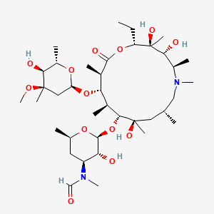molecular formula C38H70N2O13 B601237 3'-N-Demethyl-3'-N-formylazithromycin CAS No. 612069-28-0