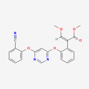 molecular formula C22H17N3O5 B601239 (Z)-Azoxystrobin CAS No. 143130-94-3