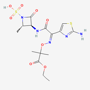 molecular formula C15H21N5O8S2 B601241 Aztreonam Impurity F CAS No. 102579-57-7
