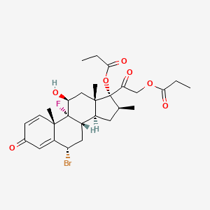 molecular formula C28H36BrFO7 B601247 6alpha-Bromobetamethasone dipropionate CAS No. 1186048-34-9