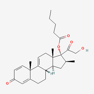 molecular formula C27H36O5 B601248 Betamethasone Valerate Impurity F CAS No. 16125-28-3