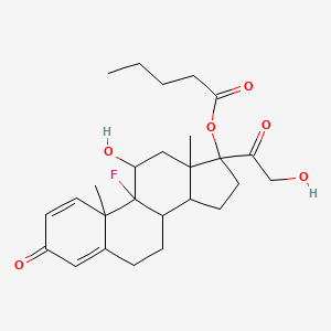 molecular formula C26H35FO6 B601249 Betamethasone Valerate EP Impurity I CAS No. 2802-10-0
