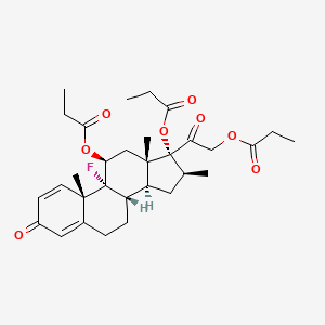 molecular formula C31H41FO8 B601253 Betamethasone 11,17,21-Tripropionate CAS No. 1186048-33-8