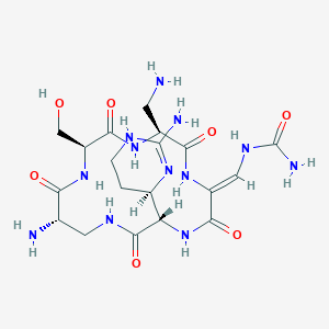 molecular formula C19H32N12O7 B601255 2-6-Capreomycin IA CAS No. 62639-89-8