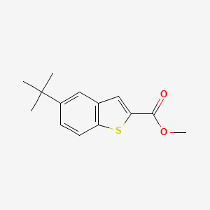 molecular formula C14H16O2S B6012582 methyl 5-tert-butyl-1-benzothiophene-2-carboxylate 