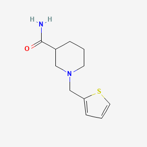 molecular formula C11H16N2OS B6012589 1-(2-thienylmethyl)-3-piperidinecarboxamide 