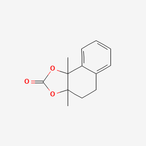 molecular formula C13H14O3 B6012699 3a,9b-dimethyl-3a,4,5,9b-tetrahydronaphtho[1,2-d][1,3]dioxol-2-one 