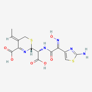 molecular formula C14H15N5O6S2 B601282 Cefdinir Thiazine Analog CAS No. 178422-39-4