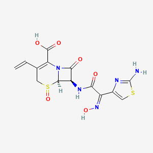molecular formula C14H13N5O6S2 B601291 Cefdinir Sulfoxide CAS No. 934986-48-8