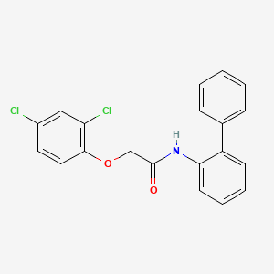 molecular formula C20H15Cl2NO2 B6013219 N-2-biphenylyl-2-(2,4-dichlorophenoxy)acetamide 
