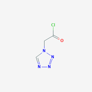 molecular formula C3H3ClN4O B601325 (1H-四唑-1-基)乙酰氯 CAS No. 41223-92-1