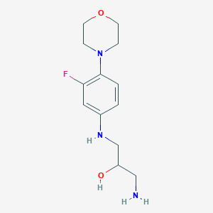 molecular formula C13H20FN3O2 B601335 Desacetyl-N,O-descarbonyl Linezolid CAS No. 333753-72-3