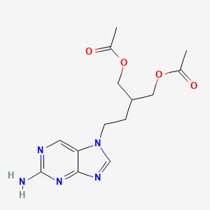 molecular formula C14H19N5O4 B601345 泛昔洛韦 N7 异构体 CAS No. 131266-15-4