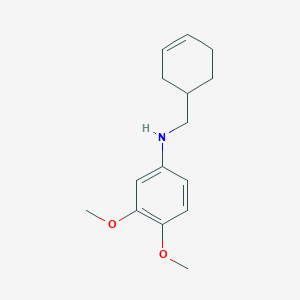 (3-cyclohexen-1-ylmethyl)(3,4-dimethoxyphenyl)amine