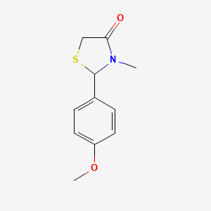 2-(4-methoxyphenyl)-3-methyl-1,3-thiazolidin-4-one