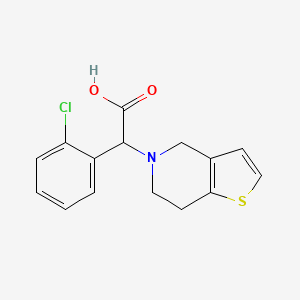 molecular formula C15H14ClNO2S B601374 氯吡格雷羧酸 CAS No. 90055-55-3