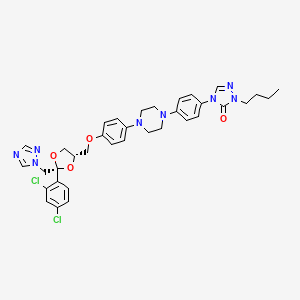 molecular formula C35H38Cl2N8O4 B601396 伊曲康唑杂质 F CAS No. 89848-51-1