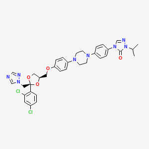 molecular formula C34H36Cl2N8O4 B601397 伊曲康唑杂质 D CAS No. 89848-49-7