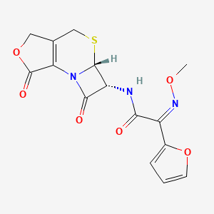 molecular formula C15H13N3O6S B601402 去氨甲酰头孢呋辛内酯 CAS No. 947723-87-7