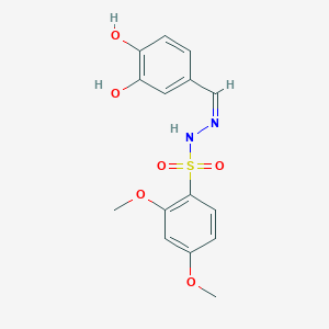 N'-(3,4-dihydroxybenzylidene)-2,4-dimethoxybenzenesulfonohydrazide